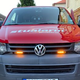 PROFI SLIM výstražné LED světlo vnější, do mřížky, oranžové, 12-24V, ECE R65