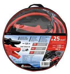 Startovací kabely 25 délka 3,5m TÜV/GS DIN72553