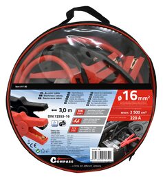Startovací kabely 16 délka 3m TÜV/GS DIN72553