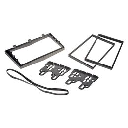 2DIN redukce pro Opel Astra H 2004-2010 - stříbrná