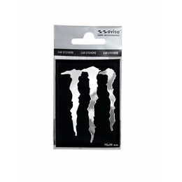Samolepicí dekor niklovaný - Monster