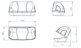 Box na tažné zažízení Wjenzek Alfa Variant 3 a 3+1
