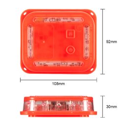 LED výstražné inteligentní světlo 16LED, set 6ks
