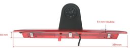 Kamera 4PIN NTSC/PAL pro Ford Transit