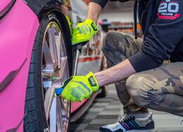 Rukavice Mechanix Safety FastFit - bezpečnostní, žluté reflexní M