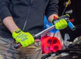 Rukavice Mechanix Safety FastFit - bezpečnostní, žluté reflexní M
