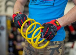 Rukavice Mechanix FastFit červené, Velikost XL