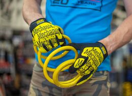 Rukavice Mechanix The Original žluté, Velikost M