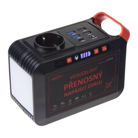 Multifunkční nabíjecí stanice - powerbanka, Li-Ion 24.000mAh / 88,8Wh, AC-80W