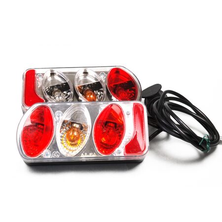 Sada světel k nosičům Wjenzek - 2 ks + kabeláž 7 pin