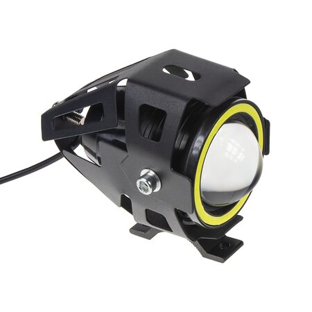LED světlo s čočkou/denní svícení kulaté na motocykl, 1x 10W