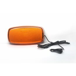 LED světelná oranžová rampa homologovaná 305x158 R10 R65 magnet, 12/24V