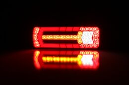 LED zadní světlo, dynamická směrovka, 12/24V - 284x100x37,8mm