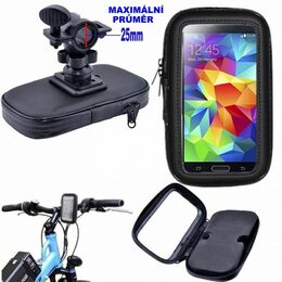 Držák mobilního zařízení na kolo  / moto s pouzdrem 4,7"