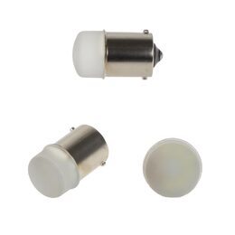 LED BA15s bílá, 12V, 9LED/3014SMD
