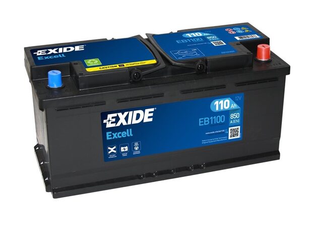 Autobaterie EXIDE Excell 110Ah 12V 850A