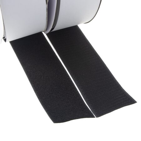 Suchý zip samolepící, SET smyčky+háčky 50mm x 25m