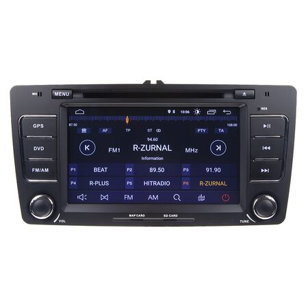 Autorádio pro Škoda Octavia II, Yeti s 7" LCD, Android 11.0, WI-FI, GPS, Carplay, Bluetoot