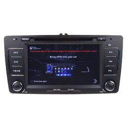 Autorádio pro Škoda Octavia II, Yeti s 7" LCD, Android 11.0, WI-FI, GPS, Carplay, Bluetoot