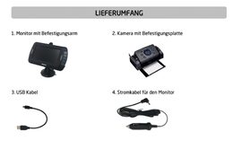 Bezdrátový kamerový systém Pro-user - 4,3" LCD + couvací kamera s nočním viděním DRC4310DC