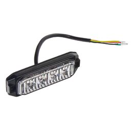 PROFI SLIM výstražné LED světlo vnější, oranžové, 12-24V, ECE R65