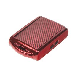 TPU obal pro klíč Volvo, carbon červený