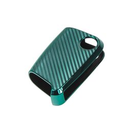 TPU obal pro klíč Škoda, VW, Seat, carbon zelený