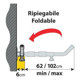 Držák střešního boxu plochý NORDRIVE T2 TOP - 2ks