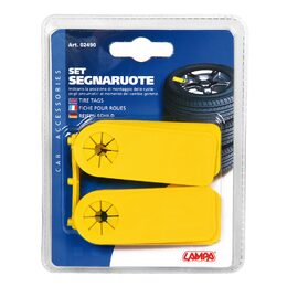 Štítky na pneumatiky LAMPA, sada 4 ks