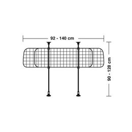 Mříž na převážení psů do zavazadlového prostoru LAMPA GRG-4