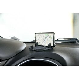 Protiskluzová silikonová podložka / držák telefonu LAMPA 18,5  x 9,5 cm černá