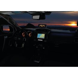 Náklonoměr LAMPA do auta 12V s podsvícením
