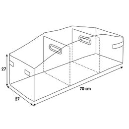 Organizér do kufru PREMIUM LAMPA - L - 70 x 27 cm
