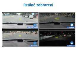 HEAD UP DISPLEJ 3,5", s vysokou čitelností