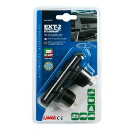 CL zásuvka do panelu EXT-2 12/24V LAMPA