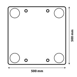 Výstražná reflexní tabule 50 x 50cm LAMPA
