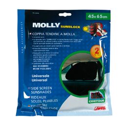 Sluneční clony na boční okna 46 x 65 cm - 2 ks LAMPA