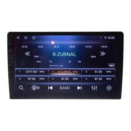 Autorádio s 10,1" LCD, OS Android, WI-FI, GPS, apple carplay / android auto, Bluetooth, 2x