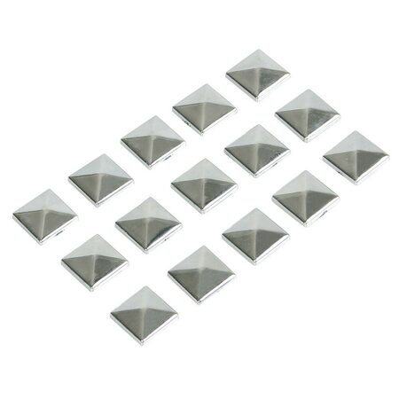 Samolepící 3D chromové cvočky 10x10mm - PILOT