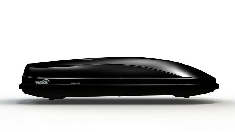 Střešní box HAKR Magic line 320 černý lesklý