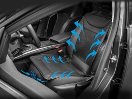 Vyhřívaný potah sedačky s ventilací na 12 a 230 V - EUFAB