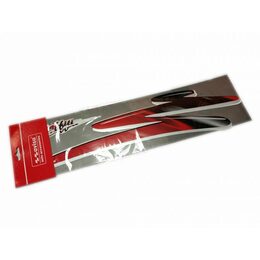 Samolepka na auto graffiti červeno stříbrné