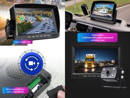 AHD set monitor 7" s 2 x 4PIN vstup, DVR, kamera, 15m kabel, CZ menu