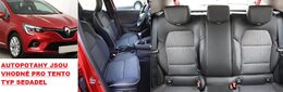 Autopotahy RENAULT CLIO V , od r. 2019, AUTHENTIC DOBLO, žakar audi