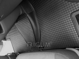 Gumové koberce VOLKSWAGEN T6.1 Caravelle/Multivan r.v. 2019-> 2 místa + TUNEL