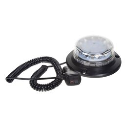 LED maják, 12-24V, 12x3W vícebarevný, magnet