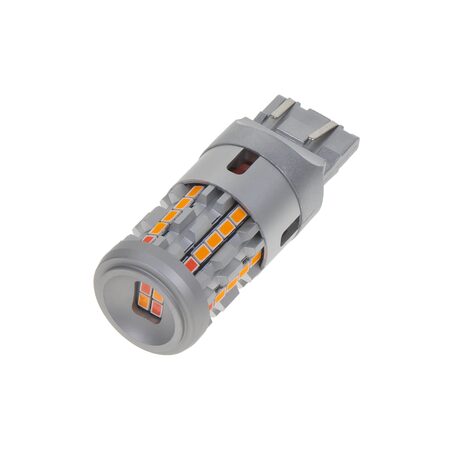 LED T20 (7443) oranžová / červená, 12/24V, CAN-Bus, 26LED SMD