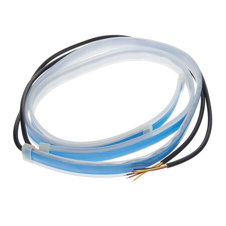 LED pásek, dynamické blinkry oranžová / poziční světla bílá, 60 cm