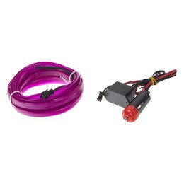 LED podsvětlení vnitřní ambientní fialové, 12V, 5m