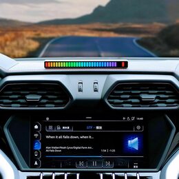 LED ambientní osvětlení RGB do USB, bluetooth,20cm